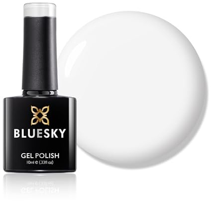 Bluesky Bluesky Gel Polish, Misty, D275, 10 ml, Gel Soak Off Nail Polish, White, Pastel (curing under UV/LED lamp required) Pack (x)