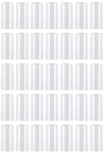 Cabilock 100 Stück Schrumpfkapseln 30Mm Weinflasche Schrumpffolienverschlüsse für Home Bar Restaurantzubehör Klar