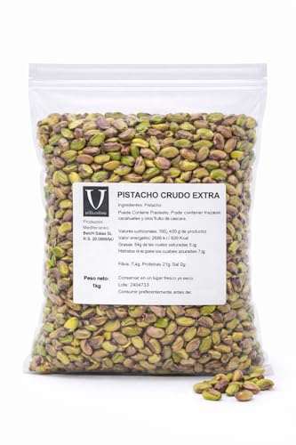 Villaolivo - Pistacho Mondado Crudo 2kg | Frutos Secos Selectos para Recetas y Aperitivos