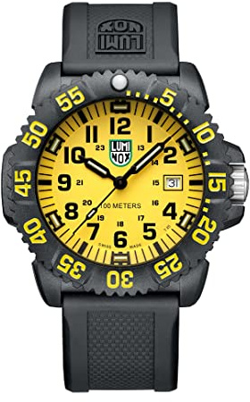 Luminox - G Kollektion Sea Lion - Herren Uhr - 44mm - X2.2055.1 - Militäruhr in Schwarz mit Datumsanzeige - 100m Wasserdicht - Herrenuhr - Mehrere Varianten - Hergestellt in der Schweiz
