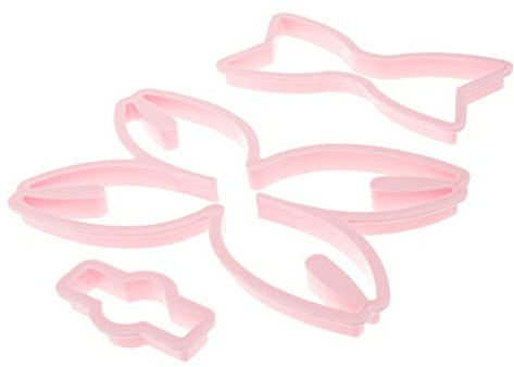 ifundom Kuchen-Fondant-Form Schleifenform Keks-backform DIY-backwerkzeug Aus Kunststoff Für Dekorative Kekse Mit Einzigartigem Schleifendesign