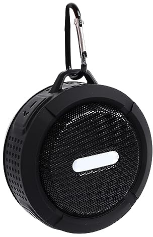 VBESTLIFE Altavoz Portátil con Bluetooth, Batería Incorporada, Resistente Al Agua y Al Polvo, Altavoz Pequeño para Fiesta en el Coche Al Aire Libre, Negro (Black)
