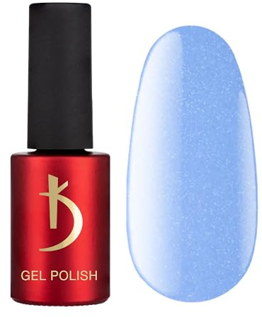 Kodi Professional Esmalte Semipermanente para Uñas - B140 - Light Blue - Gel Nail Polish UV LED - 7ml - Esmaltes en Gel de Uñas de Larga Duración - Azul Claro