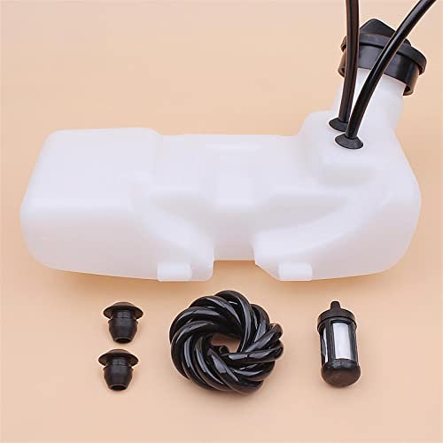 JINFOLI Kraftstofftank-Filterleitungsschlauch-Tüllenbaugruppe, for STIHL, FS80 FS75 FS76 FS74 FS72 FS85 KM85 HT75 Rasentrimmer 4137 350 0410 Kettensägen Werkzeuge