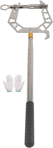 HYQOUKLR New Boat Hook Telescoping Boat Hook Pole, U Type Telescopic Boat Threader Dock Hook Mooring Hook,Multifunctional Ship Docking Equipment Tool for Home and Outdoor Easy to Use Boat Hook
