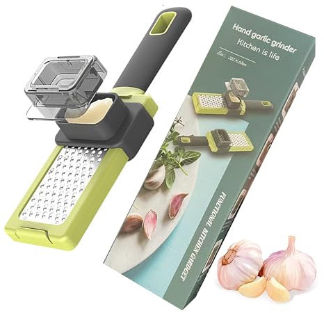 Knoblauchpresse Edelstahl,Knoblauchpresse Wippe Edelstahl Knoblauchwippe,Stainless Steel Garlic Presser, Knoblauchreiben und, Knoblauchpresse, Knoblauchschäler, Knoblauchrocker, Schäler, Knoblauchre