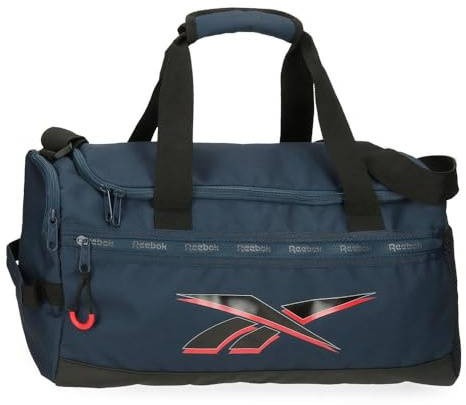 Zwei Taschen für die Normale Berlin, aus Polyester, große Bretellen, ergonomische und anpassbare Fächer für Zwei Fächer, blau, Talla única, Sport-Rucksack