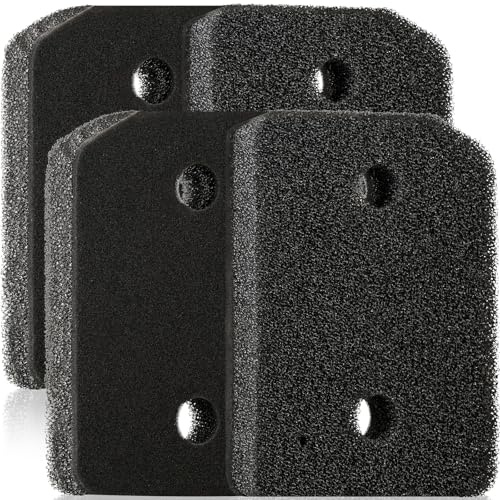 GLOSKIN Adecuado para Secadora Compatible Miele T1 9164761, Filtro de Esponja de 4 Piezas, 207 x 157 x 30 mm, Filtro de Secador de Tambor, para Filtro de Secador de Bomba de Calor