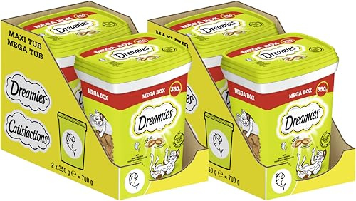 DREAMIES™ Mega Box mit himmlischem Thunfisch Geschmack 2 x 2 x 350g