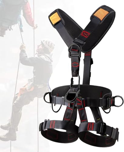 Sicherheitsgurt Fallschutz-Set – Industrieller Arbeitsgurt, moderner Sicherheitsgurt | Dachklettergurt, Konstruktionsseil-Lanyard, Arbeiter-Schutzanker, sichere Hakenlinie, Halteschutzausrüstung