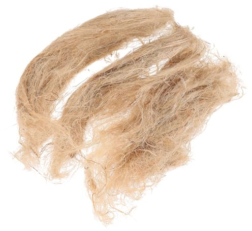 Gadpiparty Natürliche Nistmatte aus Jutefasern für Vögel Komfortables und Sicheres Nistmaterial Wärmeisolierend für Vogelkäfige im Winter