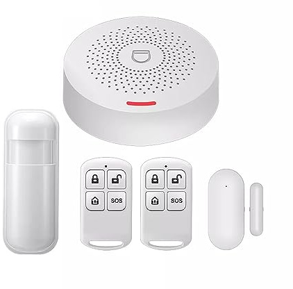 WIFI Home Alarm System Wireless Security Burglar Smart APP Control With PIR Motion Sensor Easy To Install