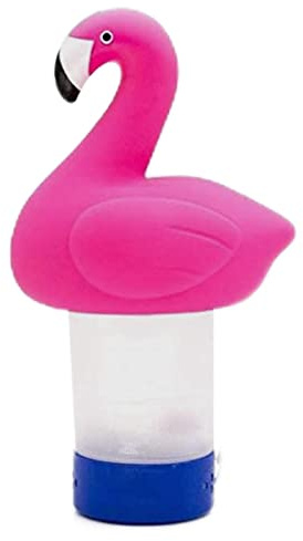 ZGUZMCMK Distributeur Flottant Piscine Spa Flotteur Pastilles Chlore Porte-comprimés Fonction Automatique PVC Convient pour Piscines Extérieures Bains Spas, Oiseau