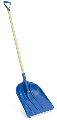 Prosperplast Pelle à Neige Manche en Bois et de Haute capacité Scoop renforcé avec Bord en métal