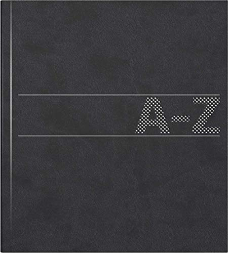 Brunnen 1064658 skjul telefonregister adressbok (mjukt band, 210 x 148 x 10 mm) svart