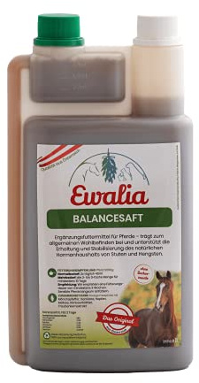 EWALIA Balancesaft | 1 l | Ergänzungsfuttermittel für Pferde | Mit Mönchspfeffer