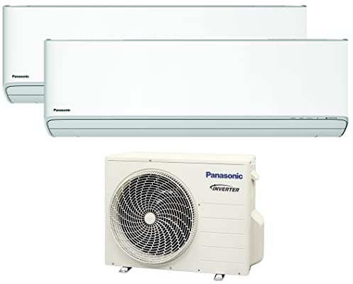 Panasonic - 3s climatiseur panasonic dual split etherea srie z 5+12btu a+++ wifi nanoex r32