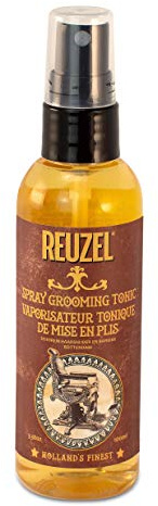 Reuzel Hairspray Grooming Tonic - Subtle Apple, Peppermint Fragrance - Perfect for Blow Drying - Ideal for Volume, Lift and Texture - Low Shine - Protects Hair from All Thermal Styling - 100 ml
