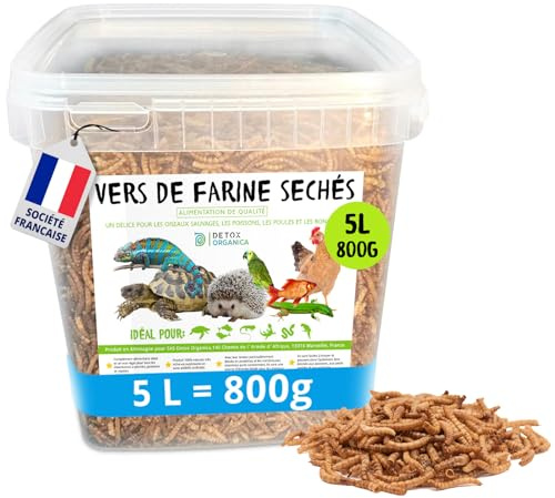 Detox Organica - vers de Farine Séchés - 800g = 5L