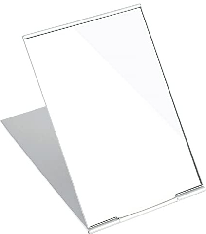 G2PLUS Little Travel Mirror - Portable Folding Mirror - Folding Pocket Compact Mirror - Lightweight Small Tabletop Mirror for Travelling and Make Up - 15x10x0.4CM