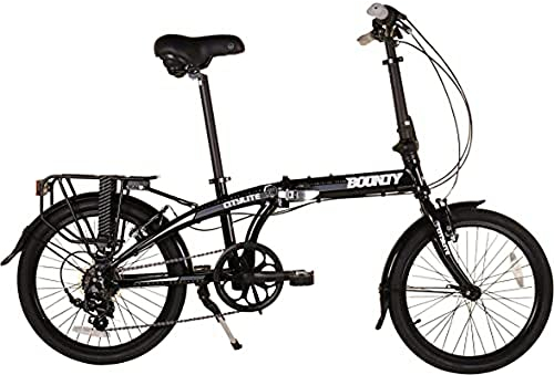 Bounty Citylite Faltrad | Leichter Aluminiumrahmen | 6-Gang Shimano Schaltung mit Revo Shifters | Perfekt für Pendler | Faltrad | Erwachsenenrad