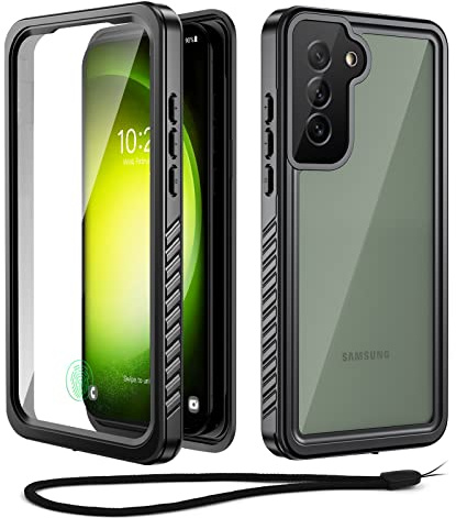 Beeasy für Samsung Galaxy S23 Plus Hülle, IP68 Wasserdicht Outdoor Handyhülle 360 Grad Schutzhülle, Samsung S23 Plus Case Stoßfest Staubdicht Wasserfest Panzerhülle mit Displayschutz, Schwarz