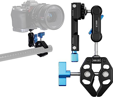 Sirui Alien Series - Braccio magico per fotocamera con morsetto per telefono, morsetto articolato a forma di granchio, con vite da 1/4-20, 3/8-16 fori, compatibile con Gopro/DSLR