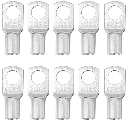 Xtahdge 10 tubi di rame 25 mm x 8 mm capocorda batteria saldatura terminale