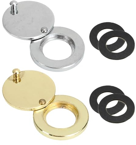 2 pezzi spioncino porta spioncino porta spioncino grandangolare con protezione privacy, spioncino di sicurezza per la sicurezza domestica (oro, argento)