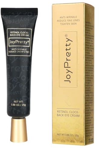 Retinol Yeux Creme avec Acide Hyaluronique, Soin Lissant Crème Contour des Yeux, Réduit les Poches et les Cernes, Réduire ridules, Crème anti-âge yeux, Lisse rides, Crème yeux les bouffissures, 25g