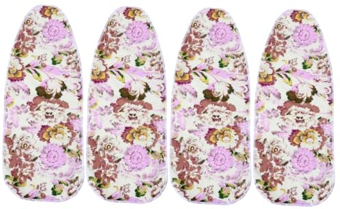 PRETYZOOM Lot De 4 Housses De Pour Planche À Repasser Motif Floral Faciles À Nettoyer Matériau Robuste