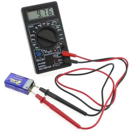YUTONG Digital Pocket Multimeter Car Fuse Tester Battery Voltage Meter Electronic Mini Multimeter Accessories Ammeter Resistance Two Tube Three Tube With Battery Pen
