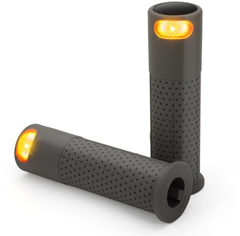 YINUOHUA E Scooter Blinker Lenkerlicht Ersatz Lenkergriffe Warnlenker | Lenkerwarnleuchte Scooter Blinklicht Griff für 22mm Griff für Xiaomi M365 Pro Pro2 1s Ninebot G30 Handle Grip