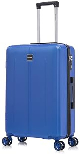 24 Medium Suitcase on 4 Dual Spinner Wheels Super Lightweight ABS Hard Shell Hold Check in with Built-in 3-Digit Combination Lock 66 Litre