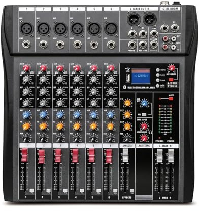 Mesa de Mezclas DJ, Mezclador de audio profesional Universal de 8 canales, grabación de escenario por ordenador, tarjeta de sonido USB, modelo DJ CT-60 CT-80 CT-120 CT-160(CT-60)