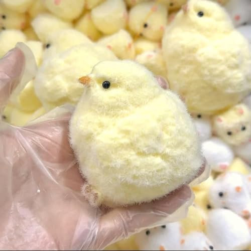 2 Stück Küken Squishy, Küken Anti Stress Ball, Küken Squeeze Spielzeug zum Stressabbau, Squishy Küken Stressball Erwachsene Lustig, Anti Stress Sensory Fidget Toys für Erwachsene und Kinder (1 Stück)