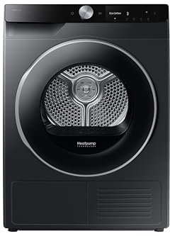 Samsung Asciugatrice AI Control DV90DG6845LB/U3, 9 kg, Pompa di Calore, Wifi, QuickDrive, AI Dry, Sensore Optimal Dry, Display AI Control, Carica Frontale, 60L x 85H x 60P cm