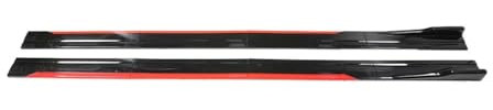 Auto Seitenschürze Seitenschweller Auto Seitenschweller Splitter Diffusor Winglet Flügel Für KIA Für SPORTAGE Für Rio Für Optima K5 Für Sorento Für FORTE Seitenschweller(Red Black)