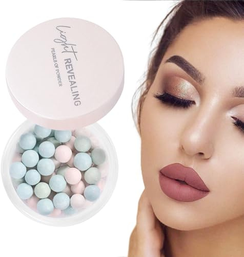 Balle de poudre de fixation, poudre de fixation lâche | Twinkling Cosmetics Face Powder Ball Highlighter Makeup, poudre de maquillage délicate haute définition pour femme et mère