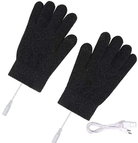 Gants chauffants pour femme – Moufles électriques USB pour écran tactile | Gants chauffants pour homme, femme, enfant, camping, football, moto, travail, course à pied