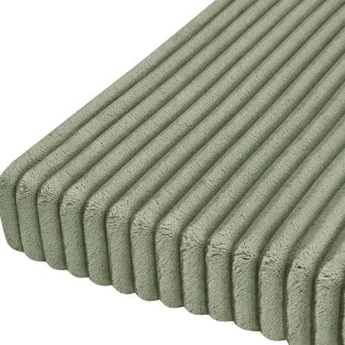Yekuhe Bankauflage 120x40 100x40 150x50 160x40 200x40, 3CM Dicke Cord Bankkissen, Waschbare Sitzauflage Sitzkissen Bank, Gartenbank Auflage, Sitzpolster Bankpolster(Color 13,150x50 cm)
