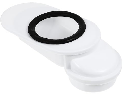 VILLFUL Desplazador de Inodoro Ajustable 5-10 CM Dispositivo para Cambiar Posición del Desagüe Accesorio Plástico Resistente para Inodoros de Pared y Suelo Kit Extensor para Sistemas