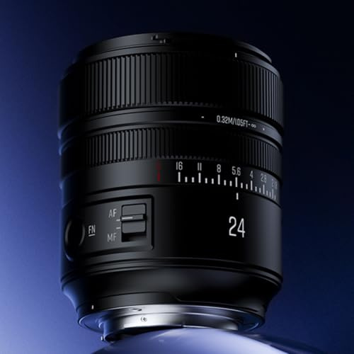 Brightin Star AF 24 mm F1.8 fullformat-vidvinkelobjektiv med automatisk fokusering – för Z-monturer – med STM-motor, de-clicked bländarring och Super IMC beläggning