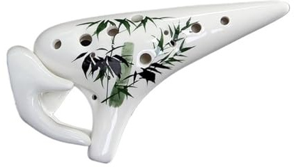 Handbemalte Bunte 12 Loch Okarina AC Gestimmtes Instrument Professionelle Leistung(5)