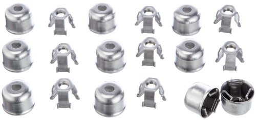 Spikes-Spider 71.710 - Juego Clips de fijación para Cadenas Spike-Spider (Anchura 17 mm, 10 Unidades)