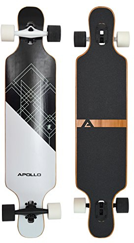 Apollo Longboard Samoa Special Edition Komplettboard mit High Speed ABEC Kugellagern inkl. Skate T-Tool, Drop Through Freeride Skaten Cruiser Boards