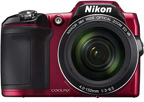Nikon COOLPIX L840 Digital Camera with 38x Optical Zoom and Built-in Wi-Fi (Red) (Renewed)