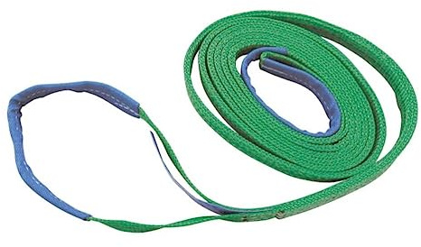 KERBL works Hebeband, Hebegurt, grün, 4m, 2t/4t, DIN EN 1492-1 | PES, Tragfähigkeit 4 t direkt und 8 t umgelegt, GS-geprüft für Bau, Transport und Landwirtschaft, Hebsschlinge