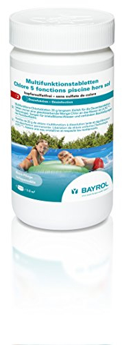 BAYROL - Chlore 5 Fonctions Piscine Hors Sol - 1 KG - 1135105