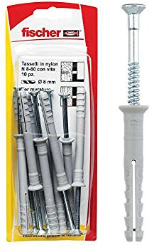 Fischer, Tasselli a percussione N 6X60 K con vite